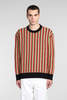Lanvin Sweater With Multicolored Chevron Motif Sweater - Thumbnail 1
