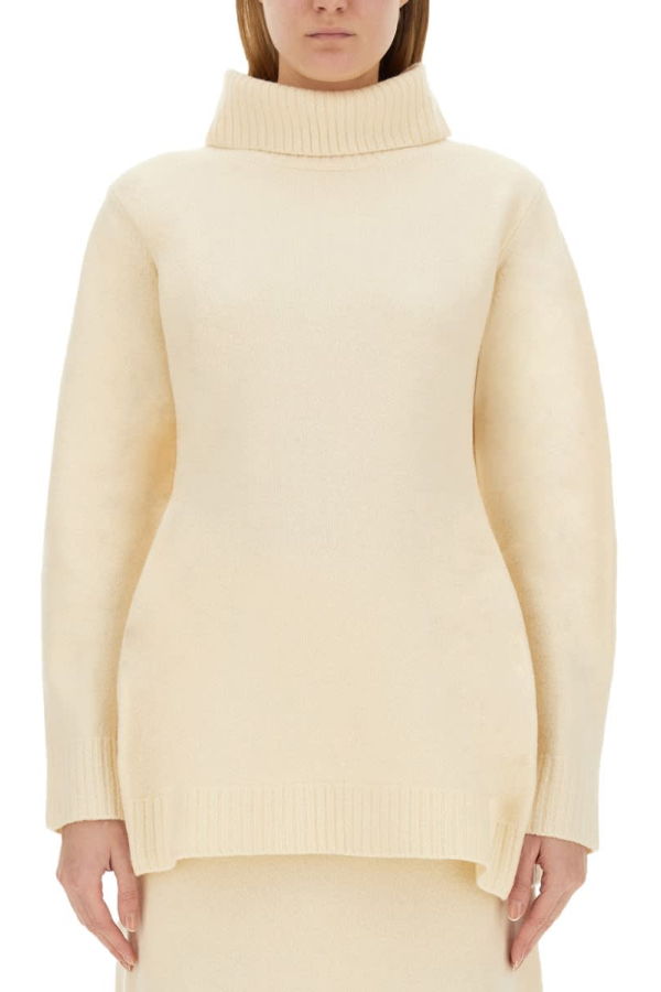 Jil Sander Turtleneck Shirt - Ivory