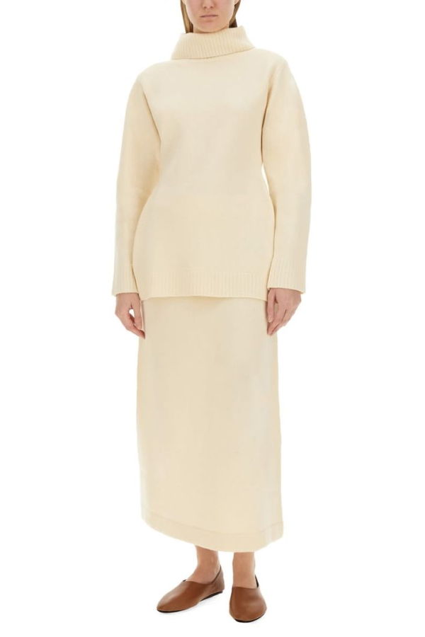 Jil Sander Turtleneck Shirt - Ivory