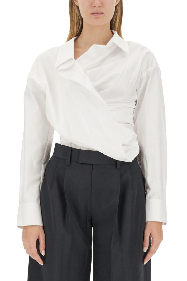 ALEXANDER WANG Draped Shirt - White