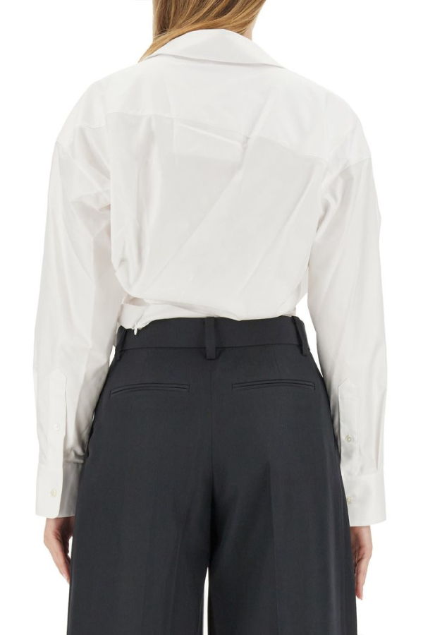 ALEXANDER WANG Draped Shirt - White