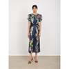 Saloni Gwen-C Dress - Hosta Trellis - Thumbnail 1