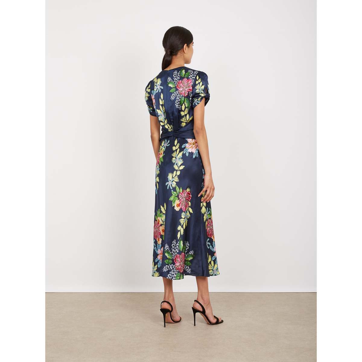 Saloni Gwen-C Dress - Hosta Trellis - Image 2 of 5