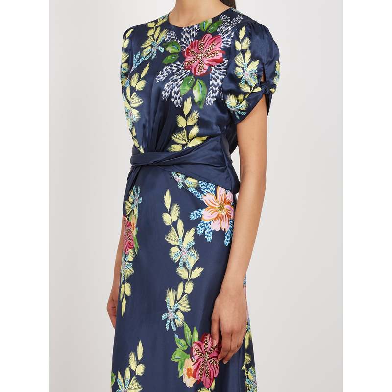 Saloni Gwen-C Dress - Hosta Trellis