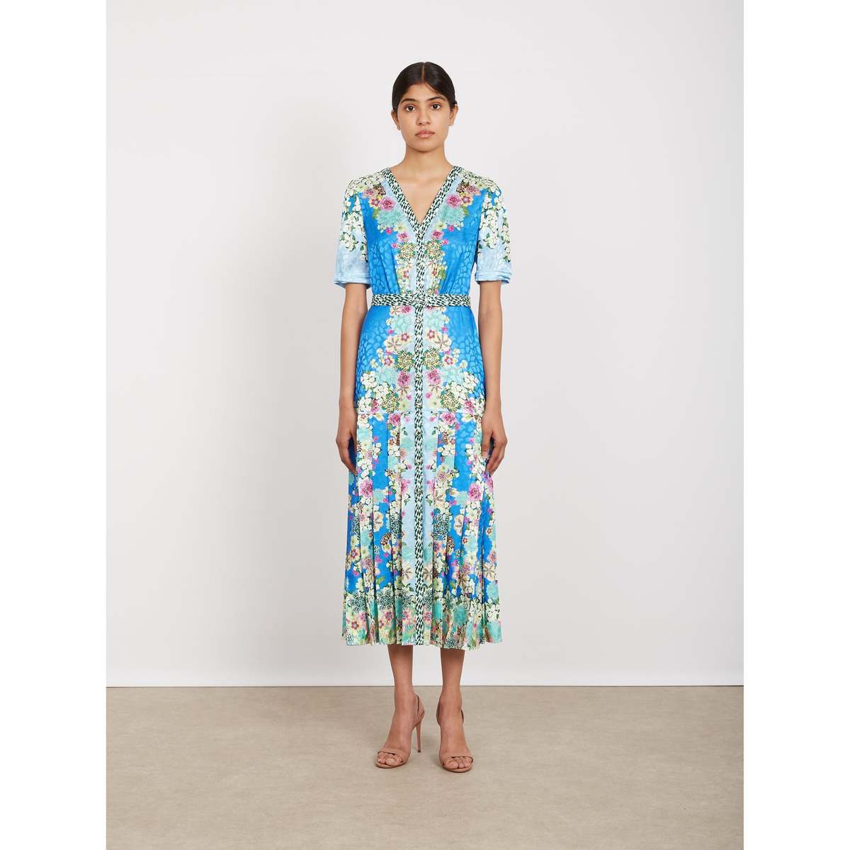 Saloni Lea Shirt-C Dress - Feather Daisy - Image 1 of 4