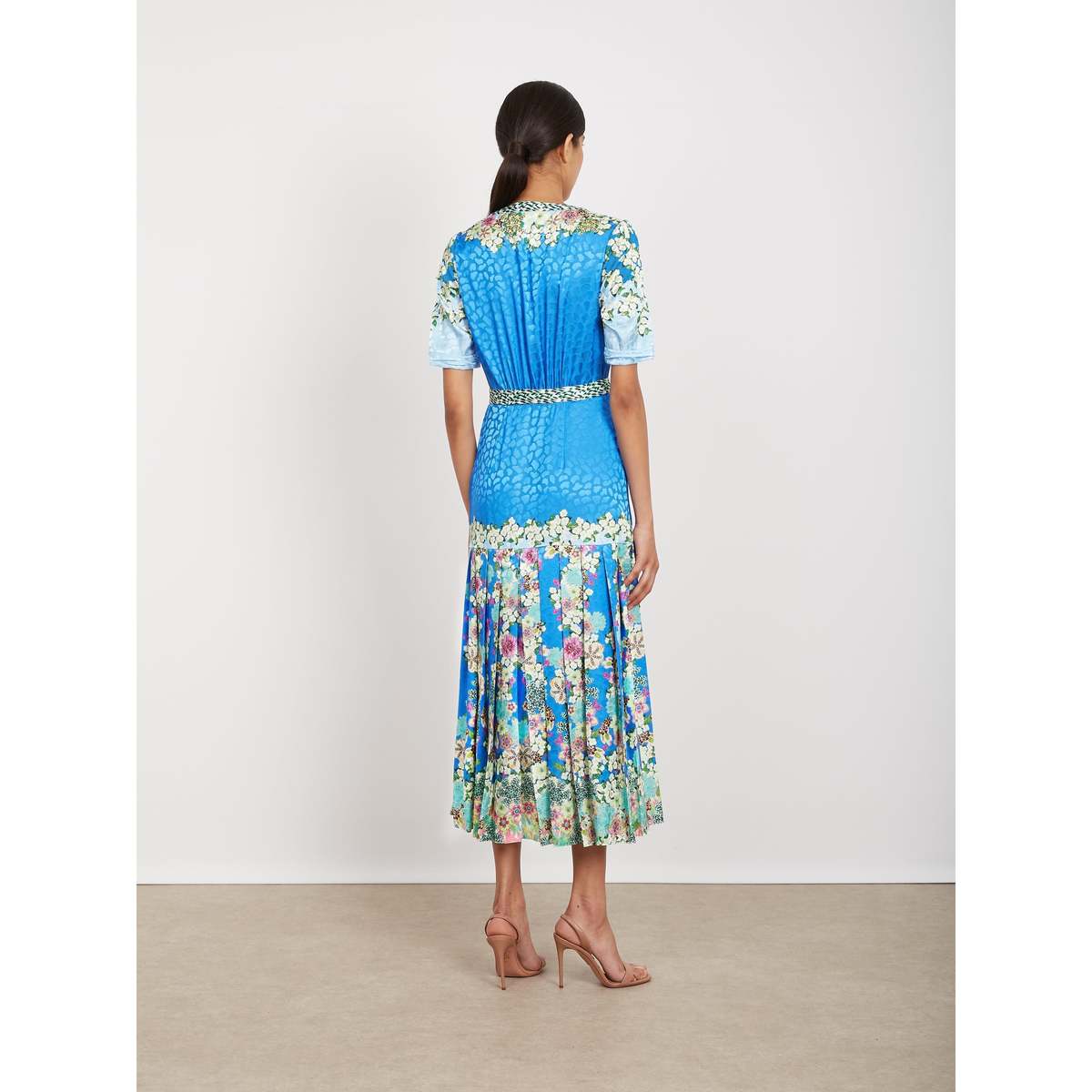 Saloni Lea Shirt-C Dress - Feather Daisy - Image 2 of 4