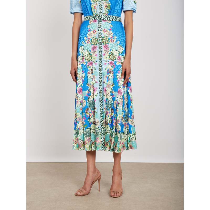 Saloni Lea Shirt-C Dress - Feather Daisy