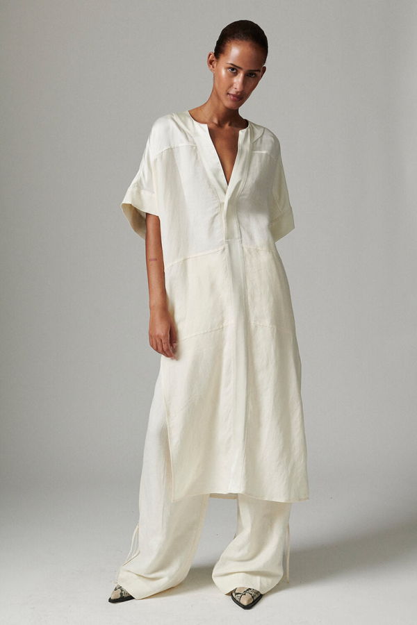 Day Birger et Mikkelsen Garson Contrast Linen Dress