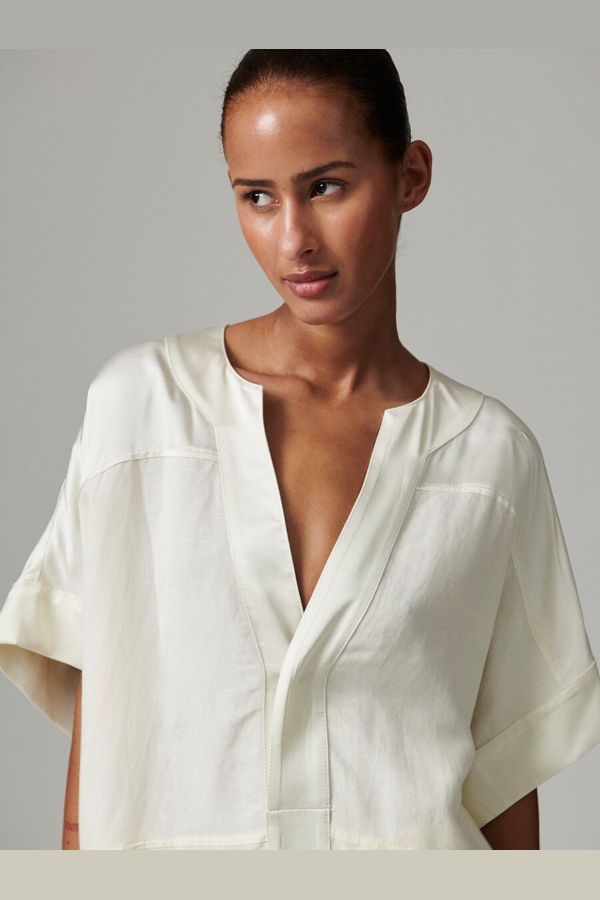 Day Birger et Mikkelsen Garson Contrast Linen Dress