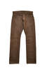 Pure Blue Japan BR-14oz-005 Slim Straight Jeans - Brown - Thumbnail 1