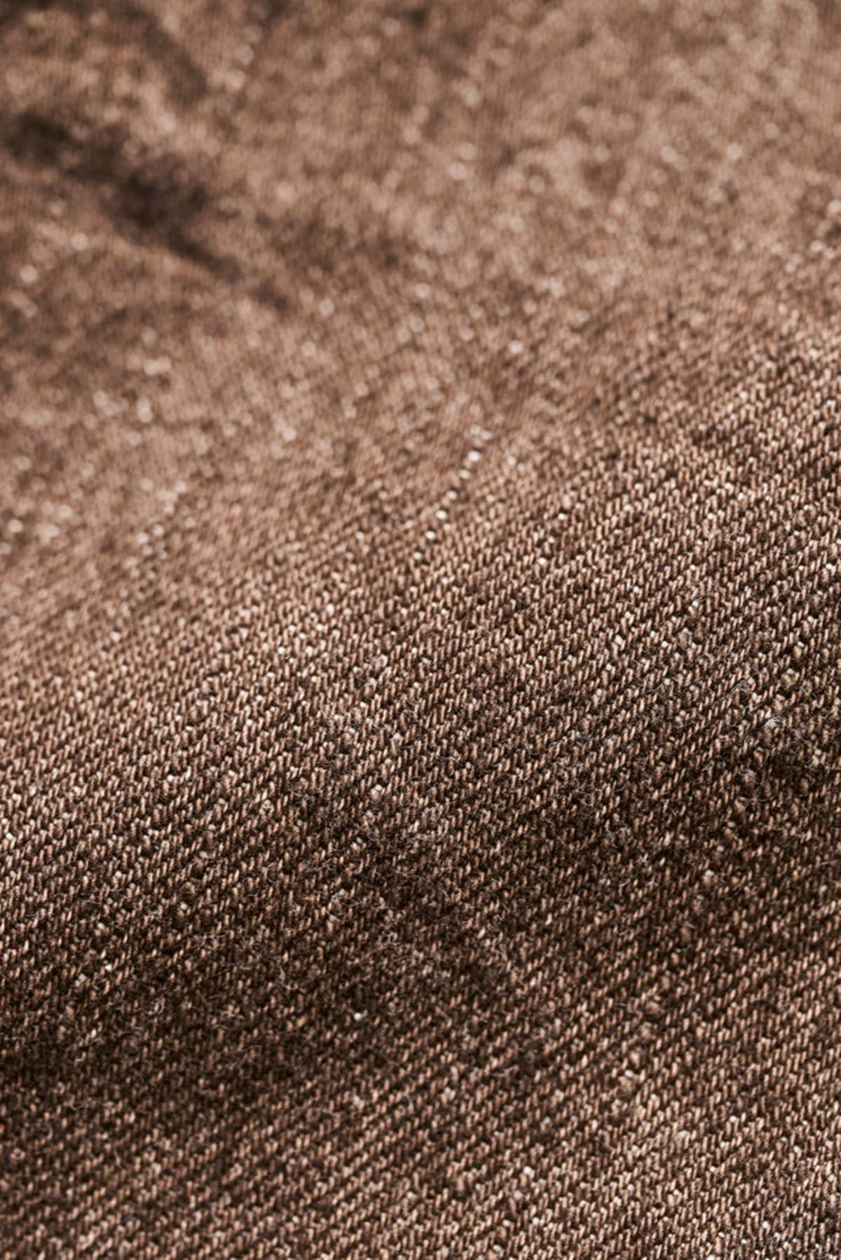 Pure Blue Japan BR-14oz-005 Slim Straight Jeans - Brown - Image 3 of 8