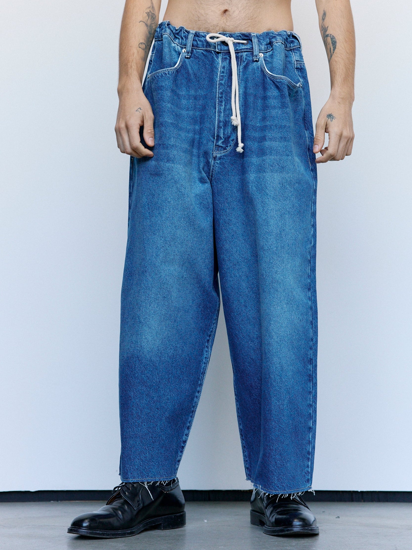 Camiel Fortgens Blue Washed Denim Big Jeans | Garmentory