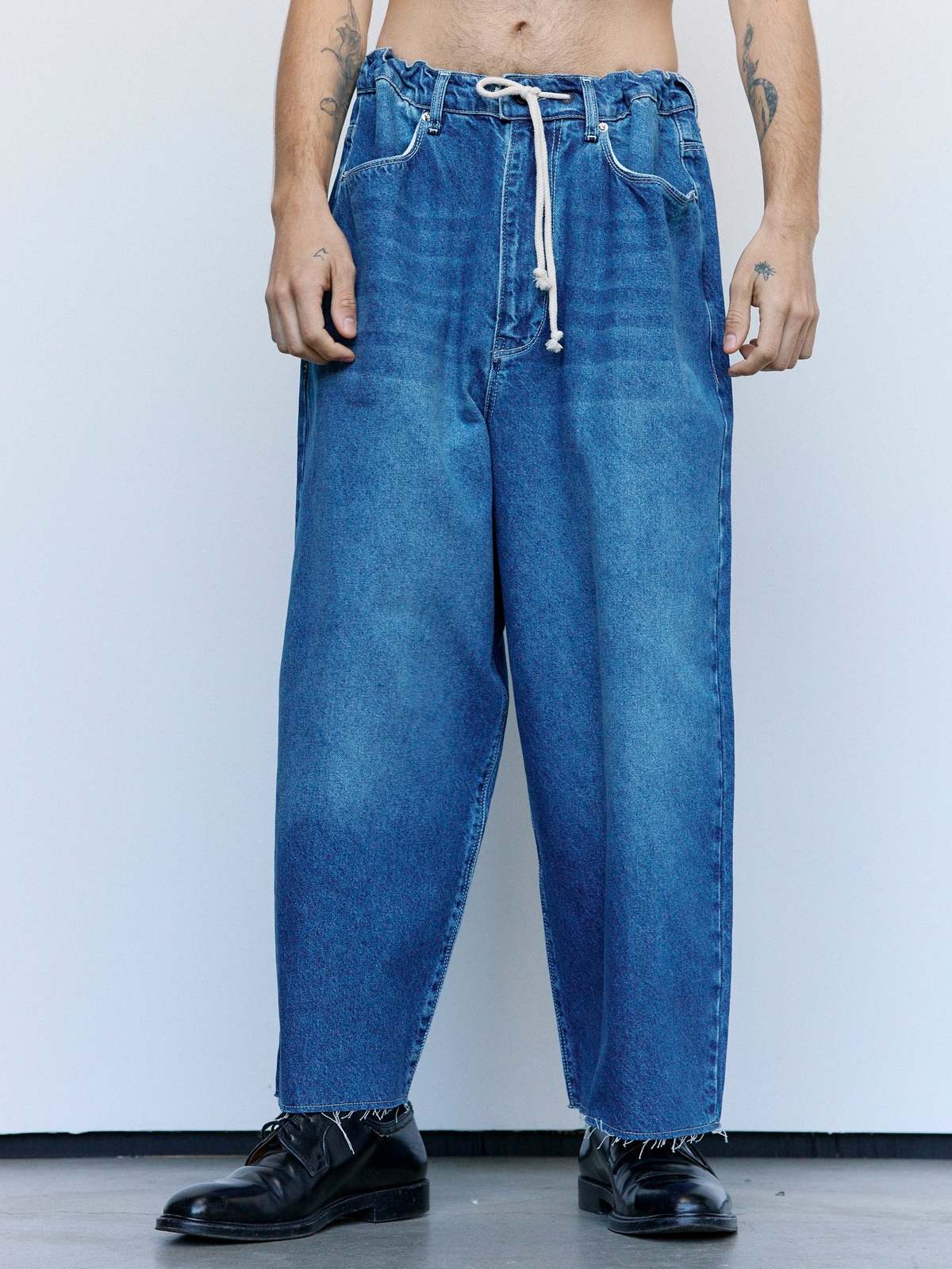 Camiel Fortgens Blue Washed Denim Big Jeans | Garmentory
