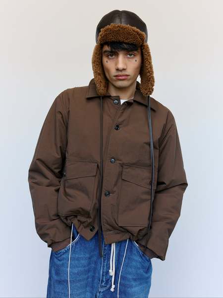 Camiel Fortgens Oversized Worker Jacket - Brown | Garmentory