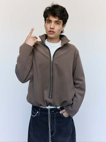 Camiel Fortgens Wool 70's Jacket - Lilac | Garmentory