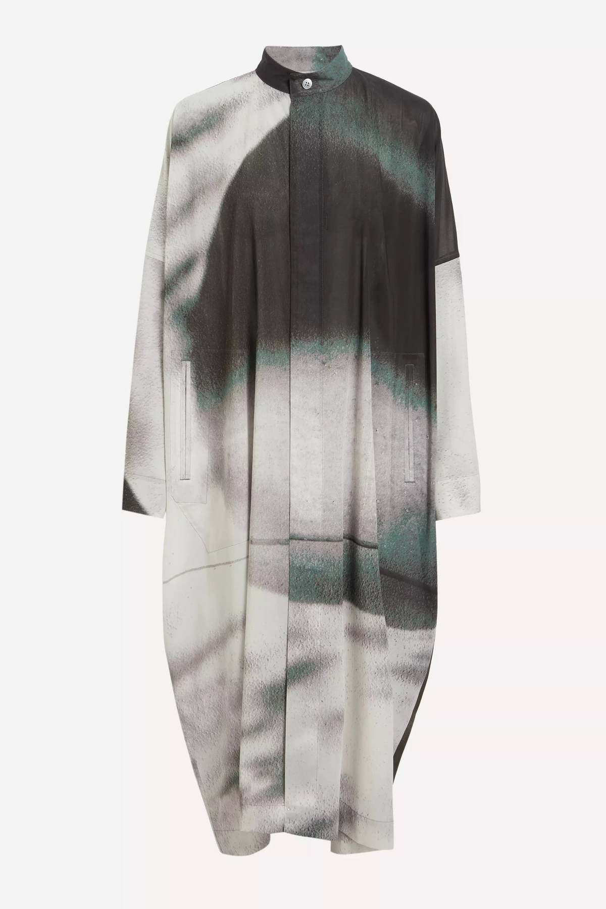 Issey Miyake Shadow Study Collar Tunic Top - Image 1 of 1