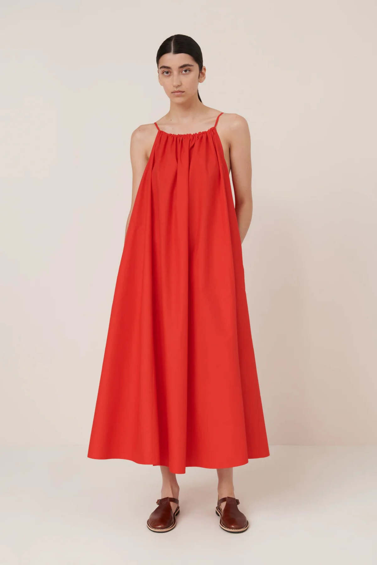 Kowtow Sway Dress in Scarlet - Image 1 of 5
