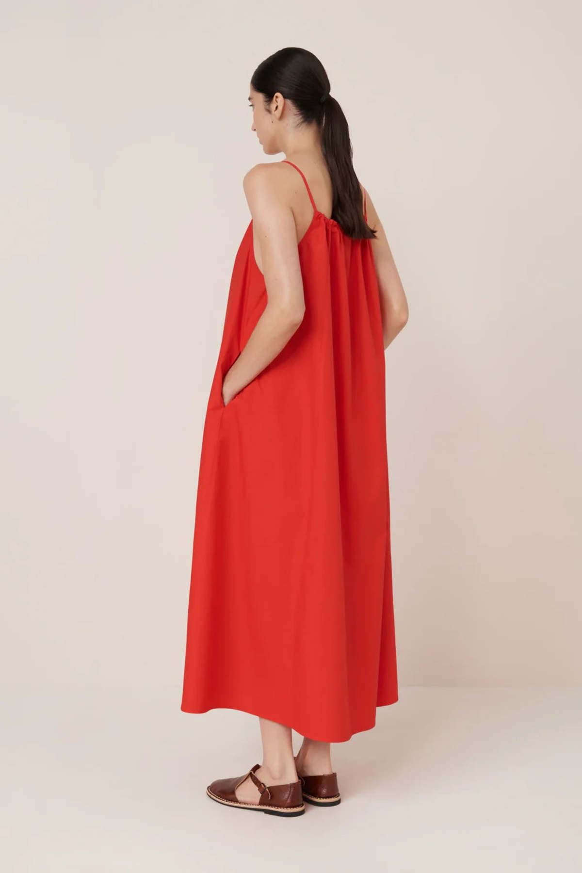 Kowtow Sway Dress in Scarlet - Image 4 of 5