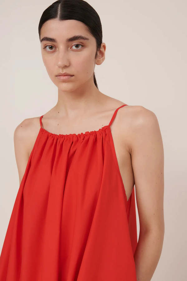 Kowtow Sway Dress in Scarlet