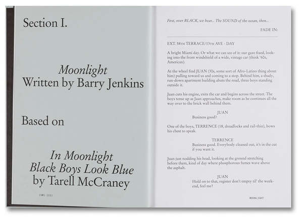 "Moonlight Screenplay" by Barry Jenkins Book