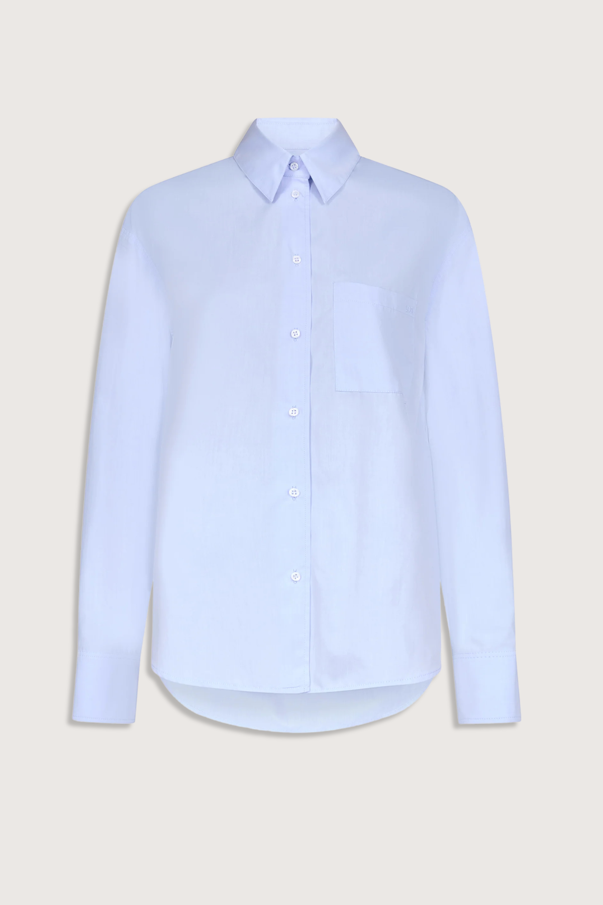 Loulou de Saison Lee Cotton Shirt - Storm - Image 1 of 4