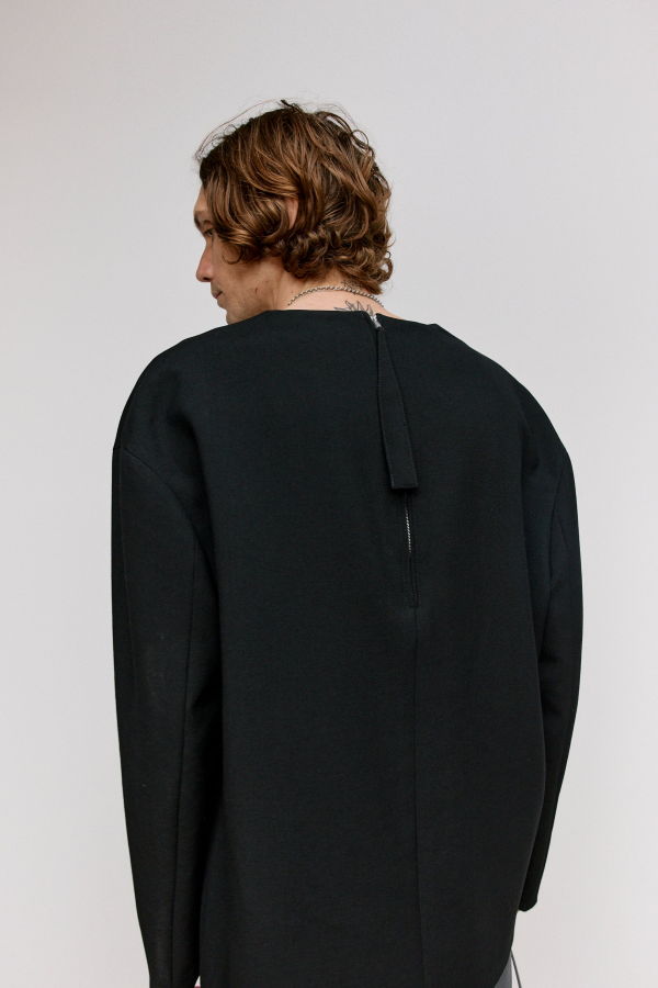 Jil Sander Wool Pullover Blouson Jacket