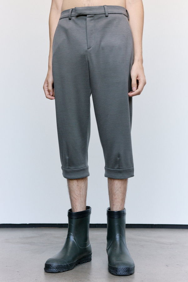 Rier Camoscio Interlock Wool Knickerbocker Pants