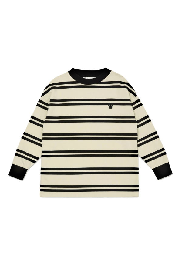 KIDS Main Story Band Tee - Angora Stripe