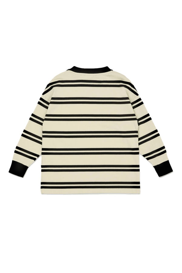 KIDS Main Story Band Tee - Angora Stripe