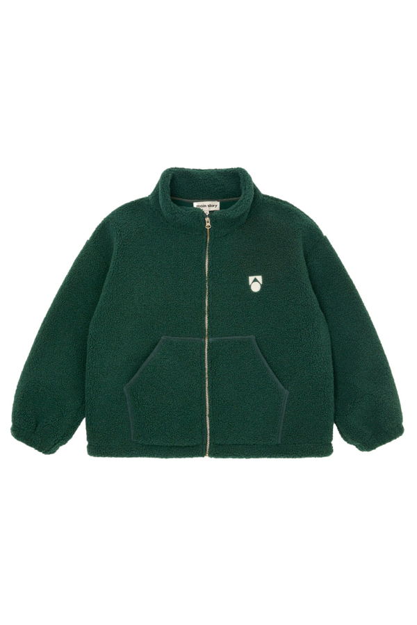 KIDS Main Story Fleece Jacket - Bottle Green