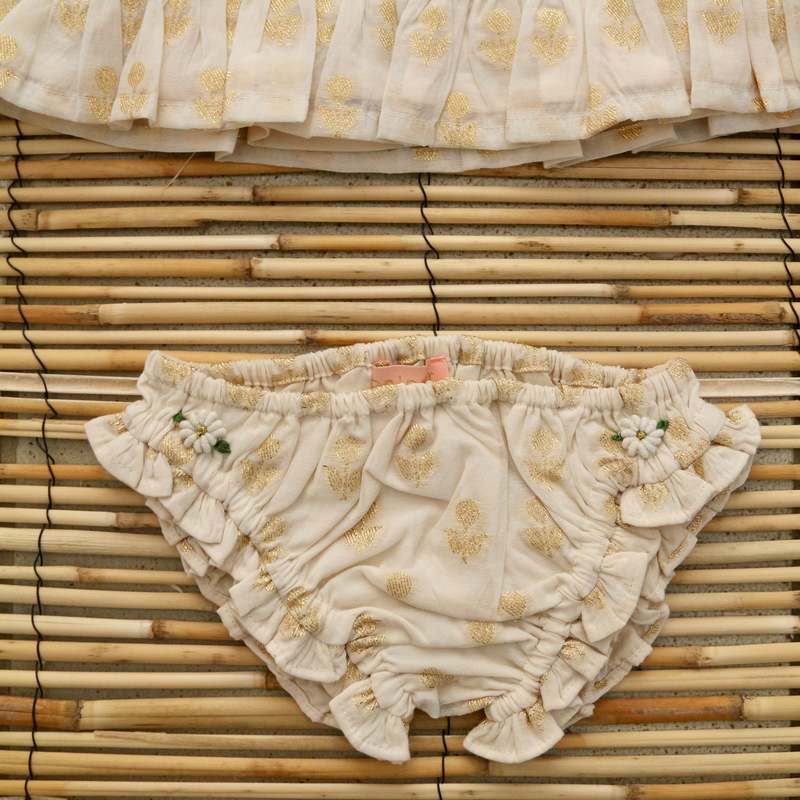 KIDS Bonjour Kid's Set Top and Panty Set - Natural