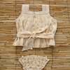 KIDS Bonjour Kid's Set Top and Panty Set - Natural - Thumbnail 4