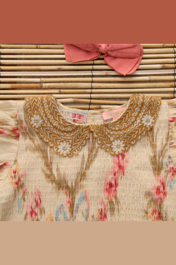 KIDS Bonjour Tunique & Hairclip Top - Antoinette