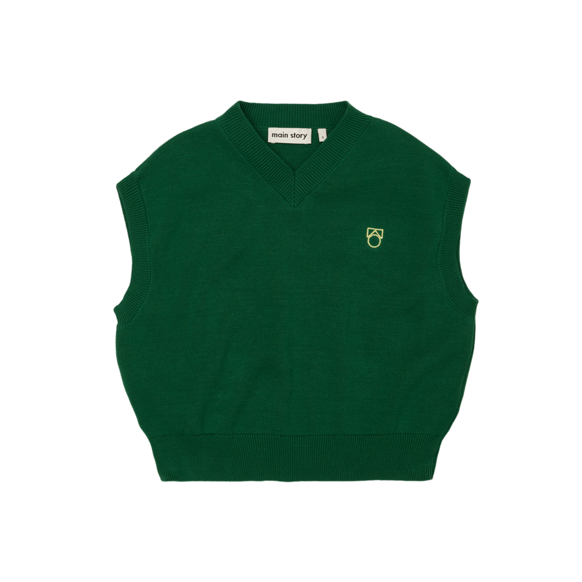 KIDS Main Story Knit Tank Sweater Vest - Green - Image 1 of 5