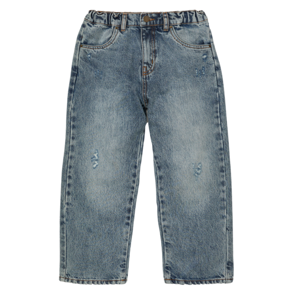 KIDS Main Story Loose Jean - Faded Blue Denim KIDS Main Story Loose Jean - Faded Blue Denim