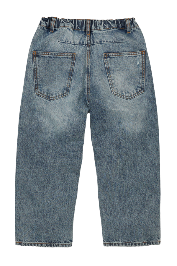 KIDS Main Story Loose Jean - Faded Blue Denim
