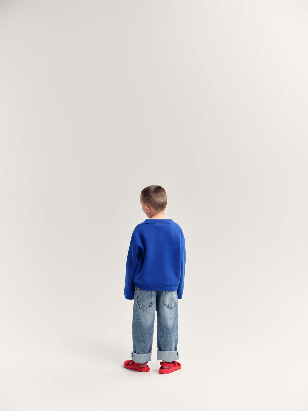 KIDS Main Story Loose Jean - Faded Blue Denim - Image 4 of 4