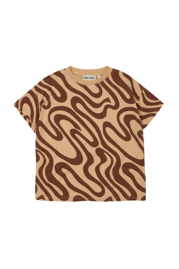 KIDS Main Story Loose Tee - Honey Peach