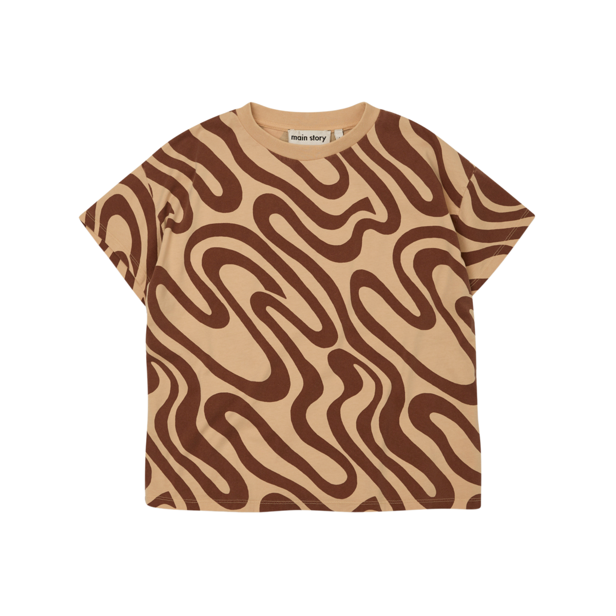 KIDS Main Story Loose Tee - Honey Peach - Image 1 of 3