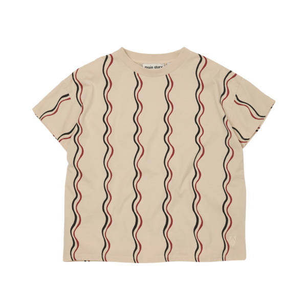 KIDS Main Story Loose Tee - Birch Squiggle