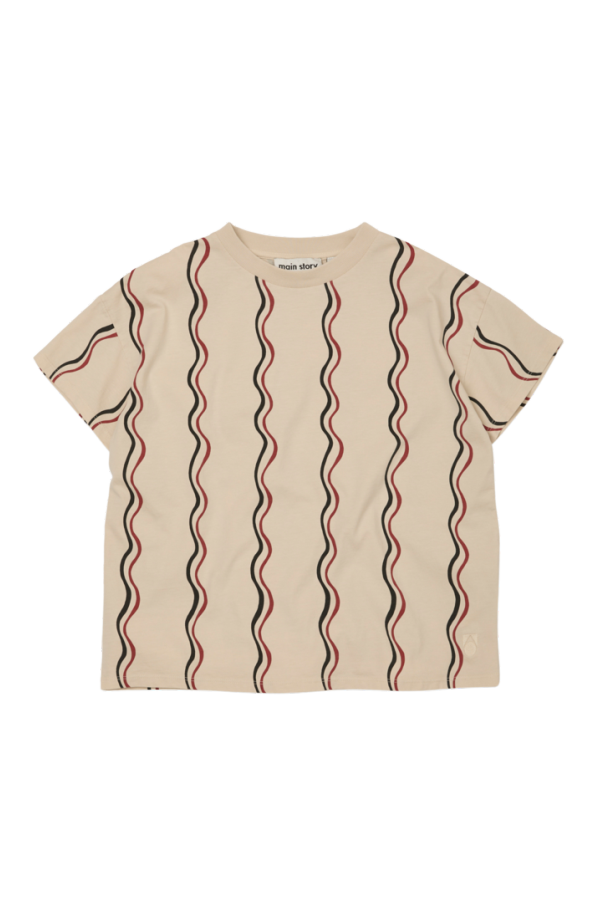 KIDS Main Story Loose Tee - Birch Squiggle