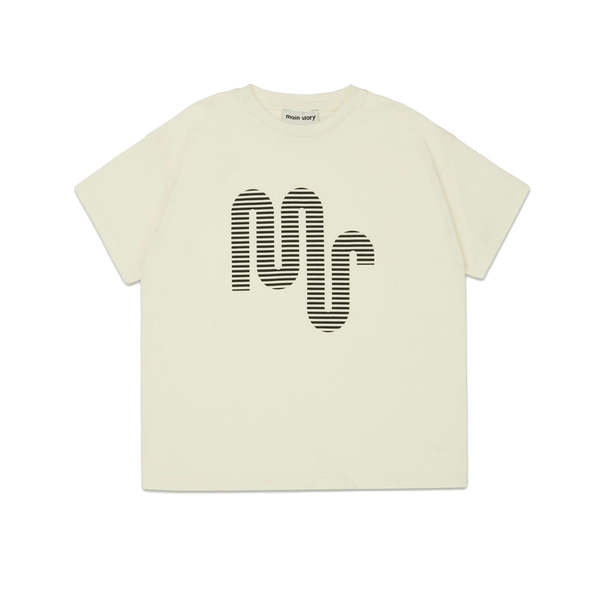 KIDS Main Story Oversized Tee Top - White