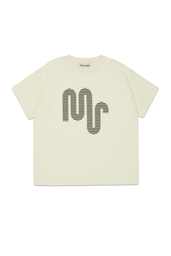 KIDS Main Story Oversized Tee Top - White
