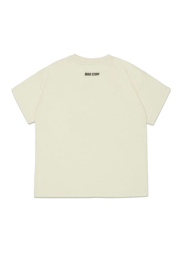KIDS Main Story Oversized Tee Top - White