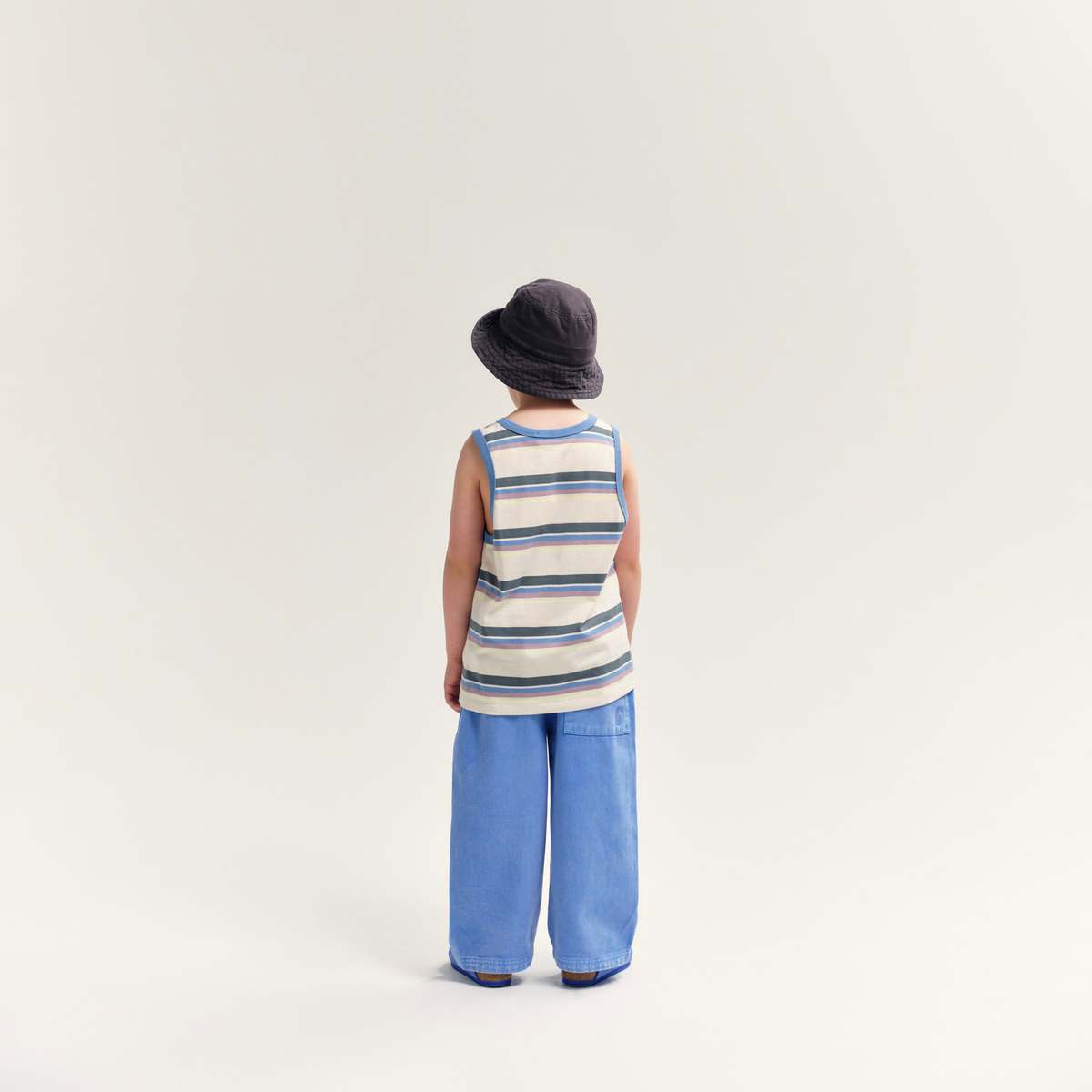 KIDS Main Story Relaxed Pants - Blue - Image 4 of 7
