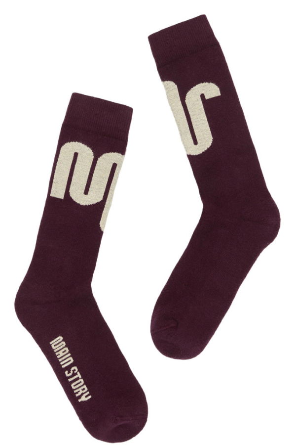 KIDS Main Story Sock - Burgundy