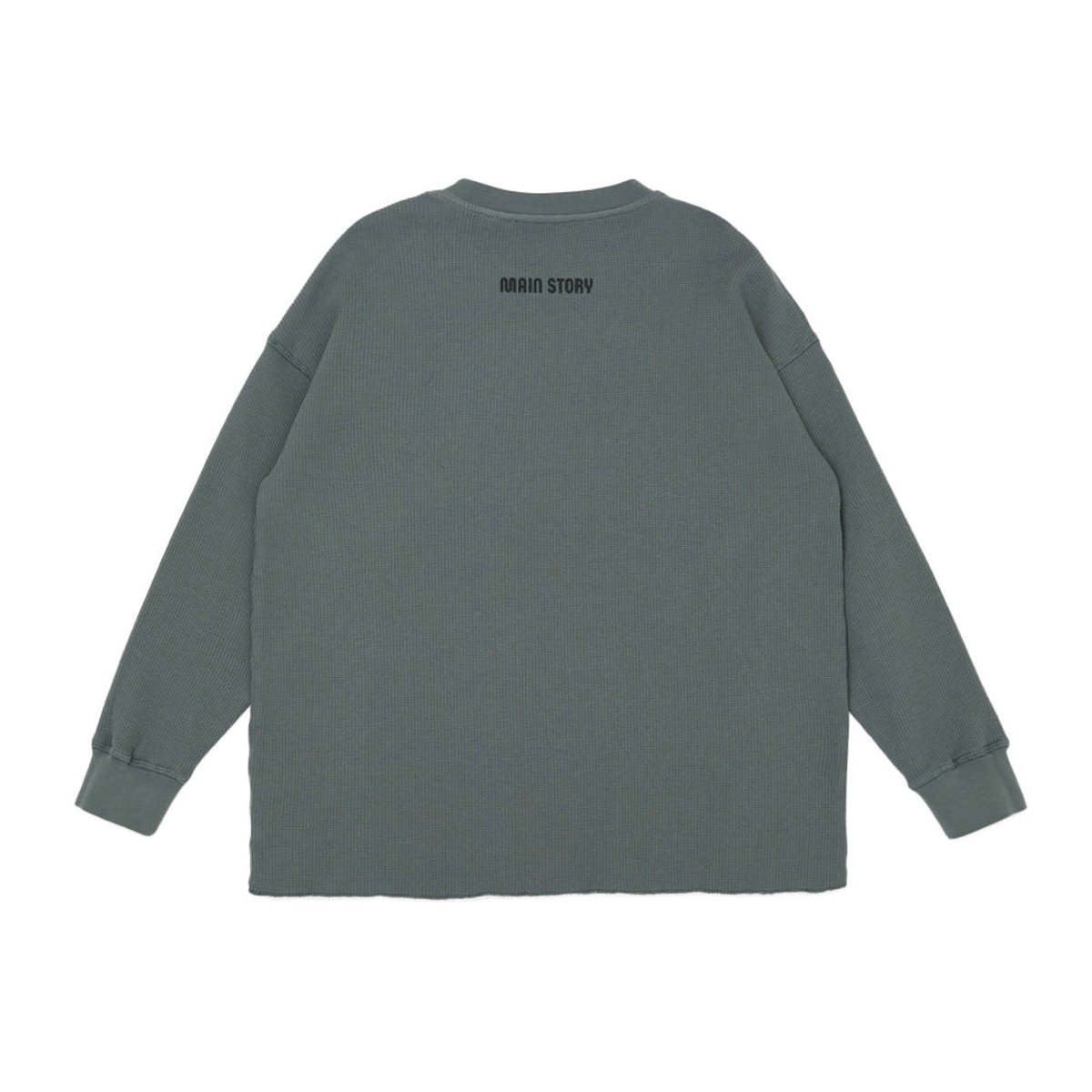 KIDS Main Story Waffle Tee - Pewter - Image 2 of 2