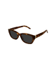 Yves Saint Laurent Soft Cat-Eye Sunglasses - Havana - Thumbnail 1