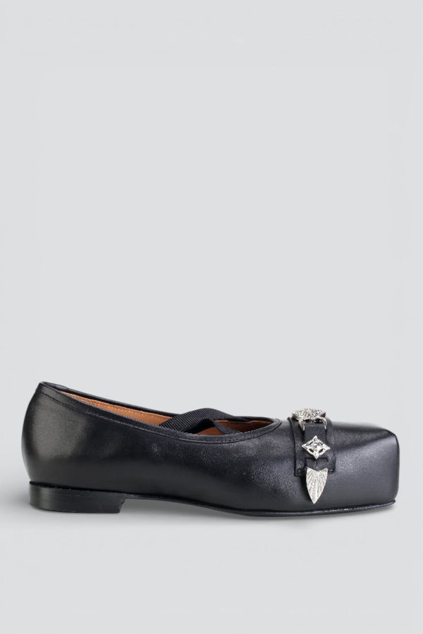 Toga Pulla AJ1343 Leather Ballet Flats