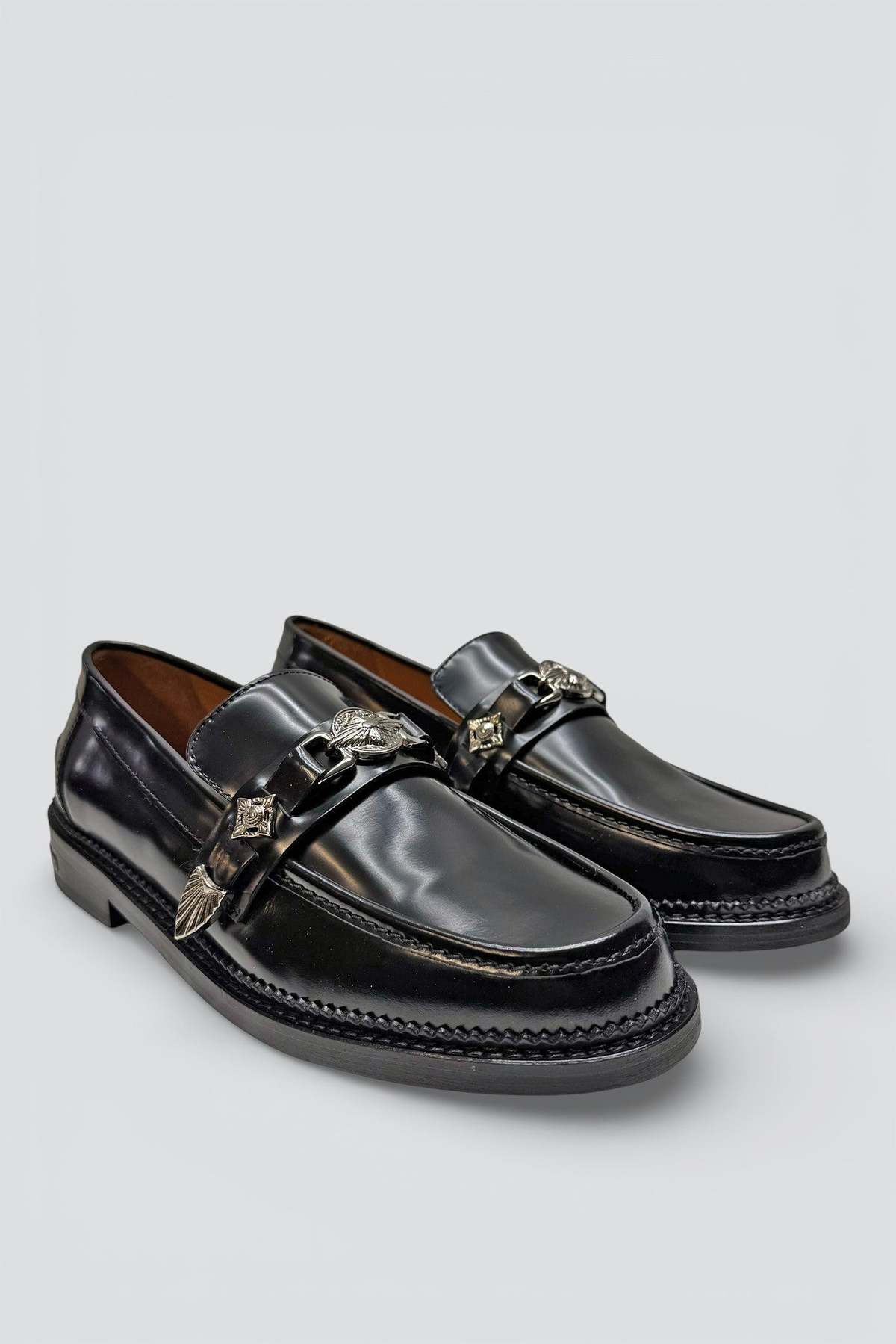 Toga Virilis Polido AJ826 Loafers - Black - Image 2 of 3